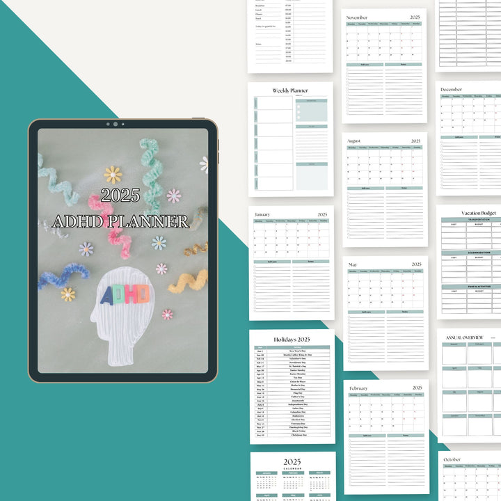 2025 ADHD PLANNER - creazives