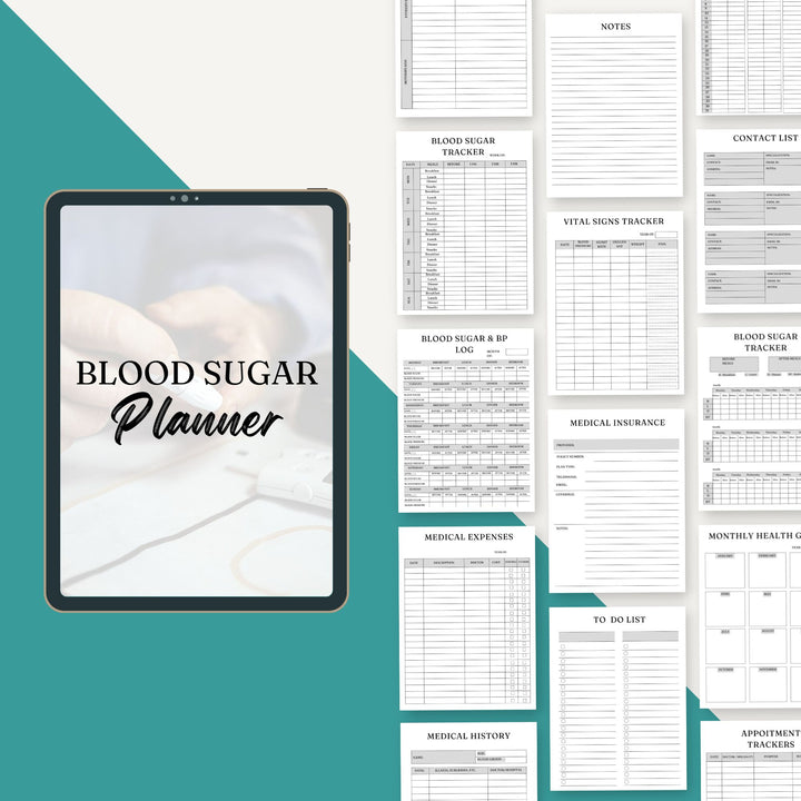 Blood Sugar Planner - creazives