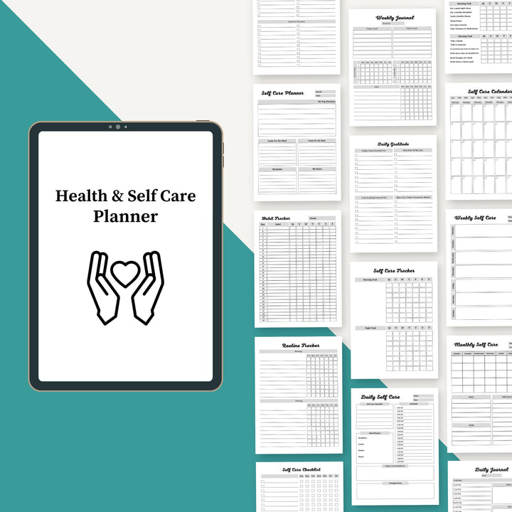 Health & Self Care Planner - creazives
