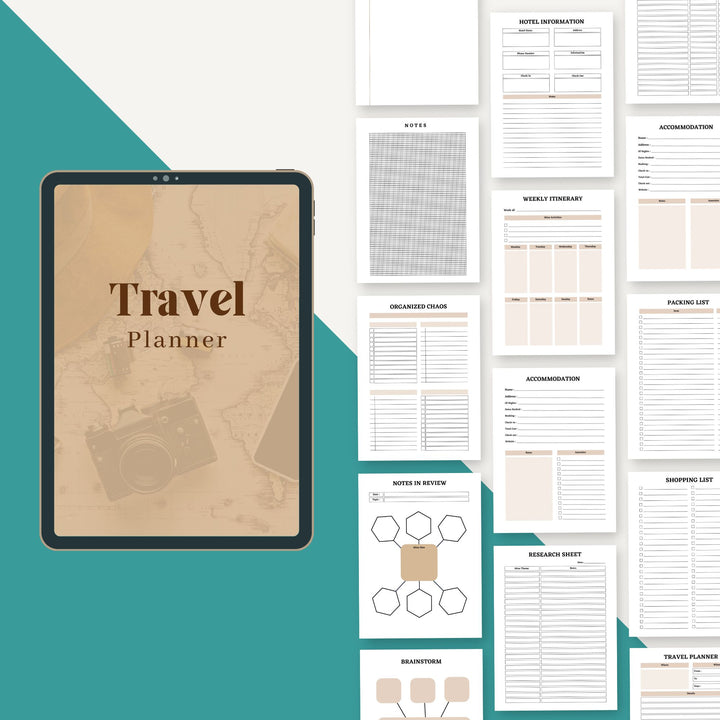Editable Travel Planner