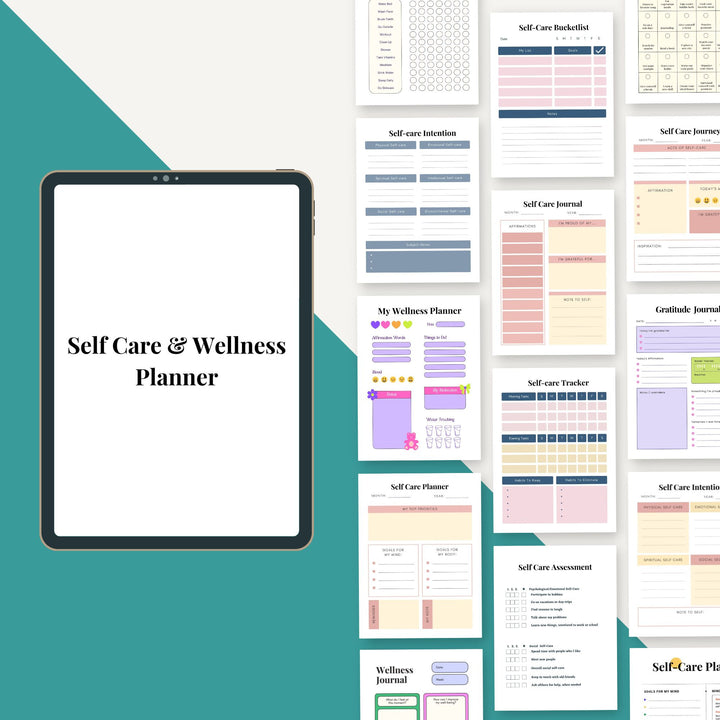 Self Care & Wellness Planner - creazives