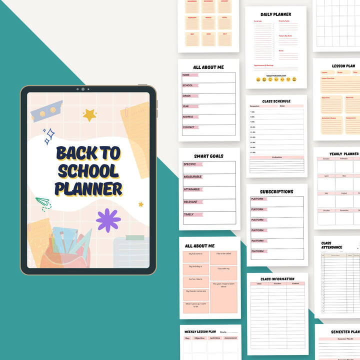 Back To School Planner