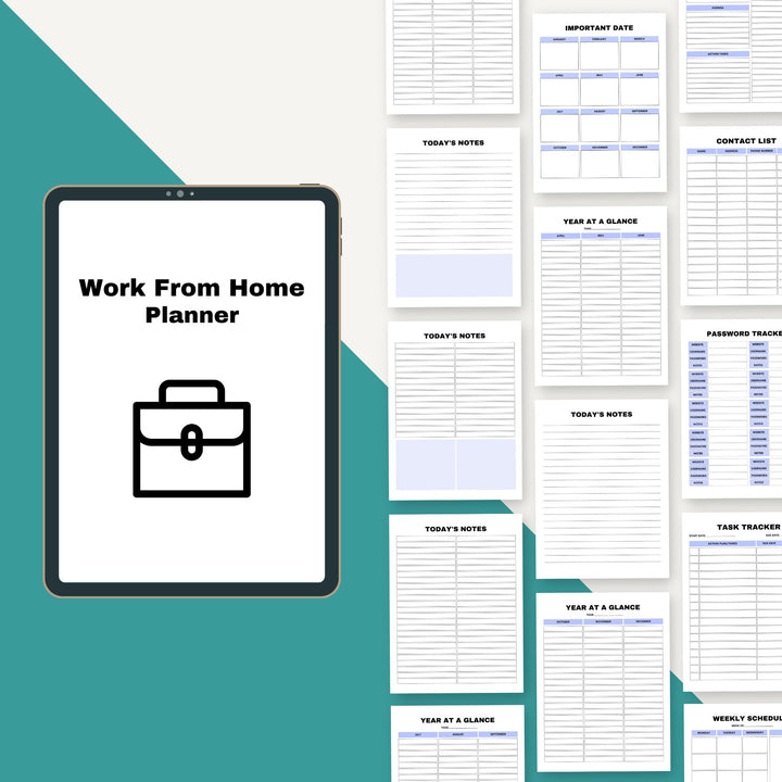 Work From Home Planner