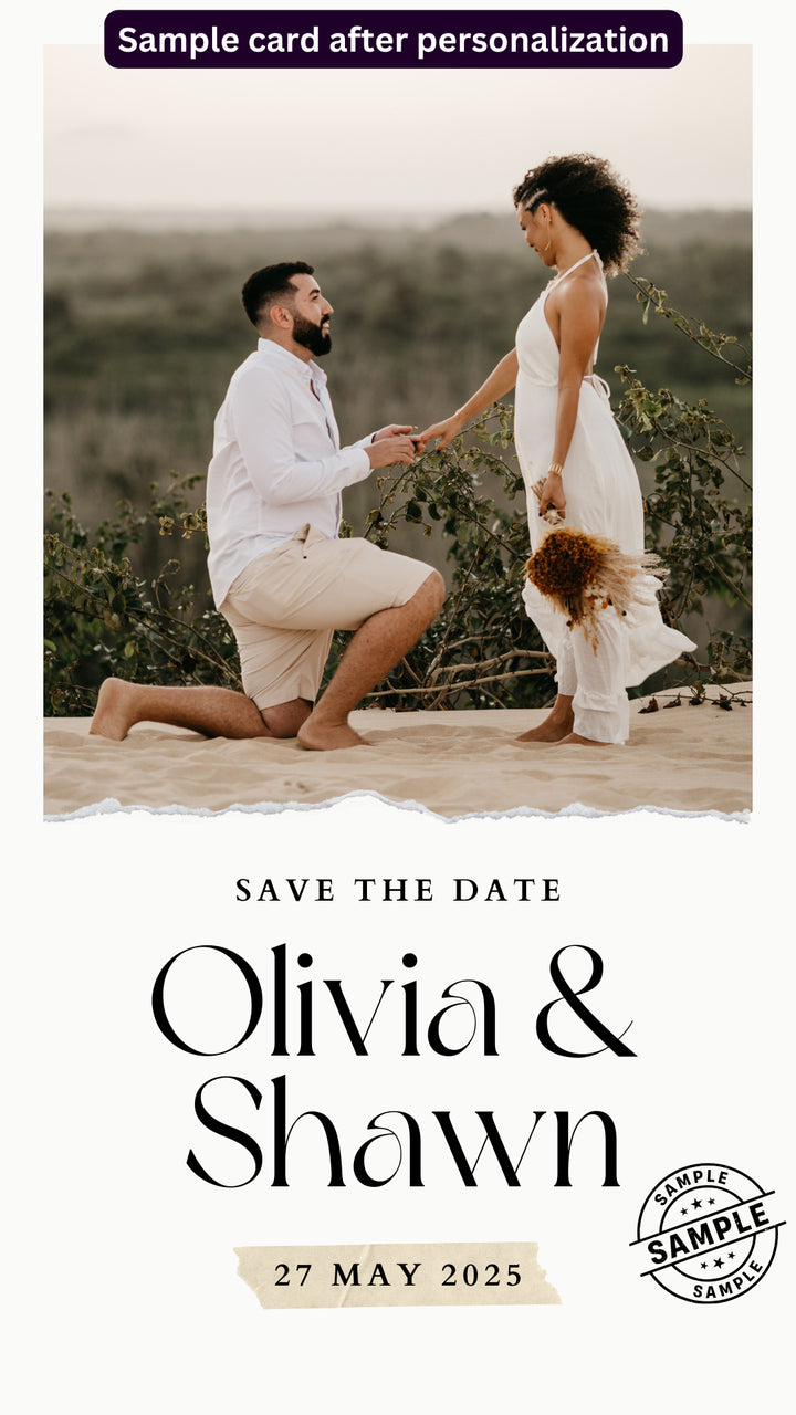 Save The Date Post - Image Personalized - creazives