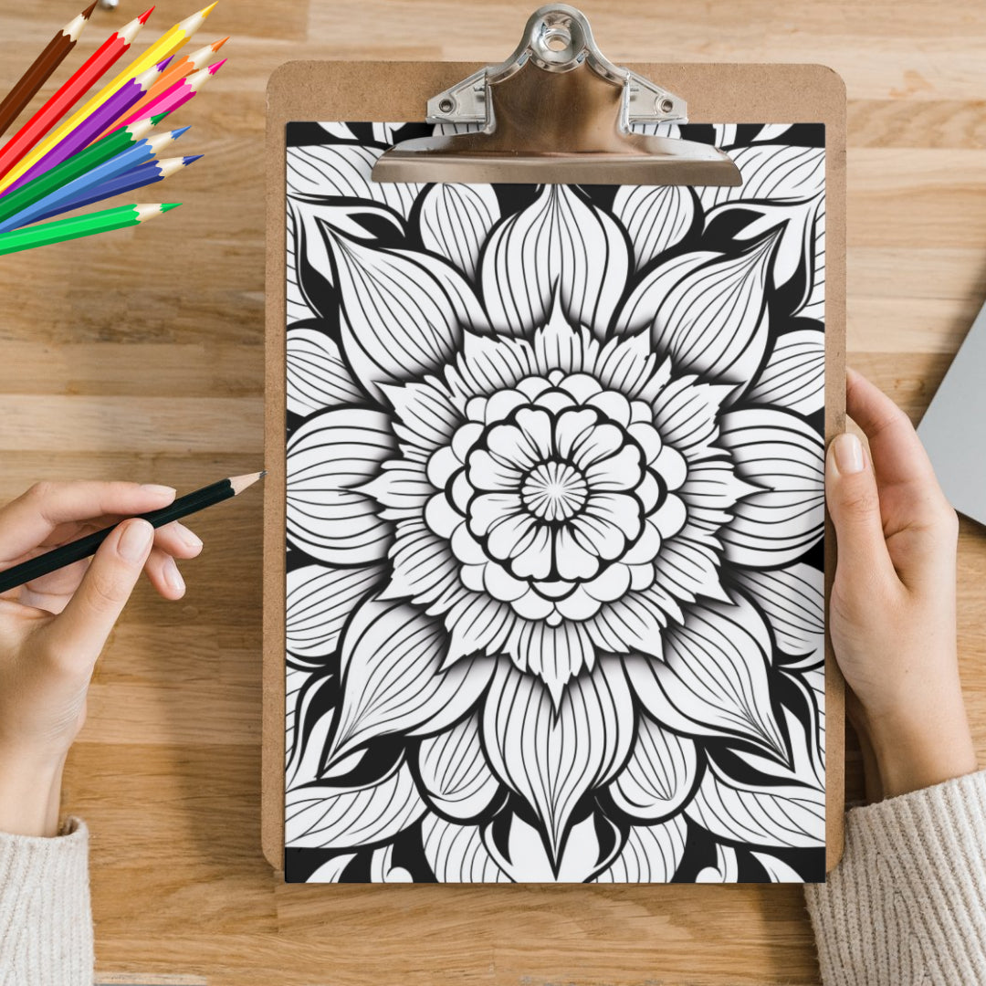 Mandela Coloring Page - Classic 40 - creazives