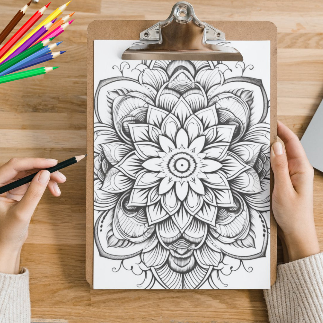 Mandela Coloring Page - Classic 42 - creazives