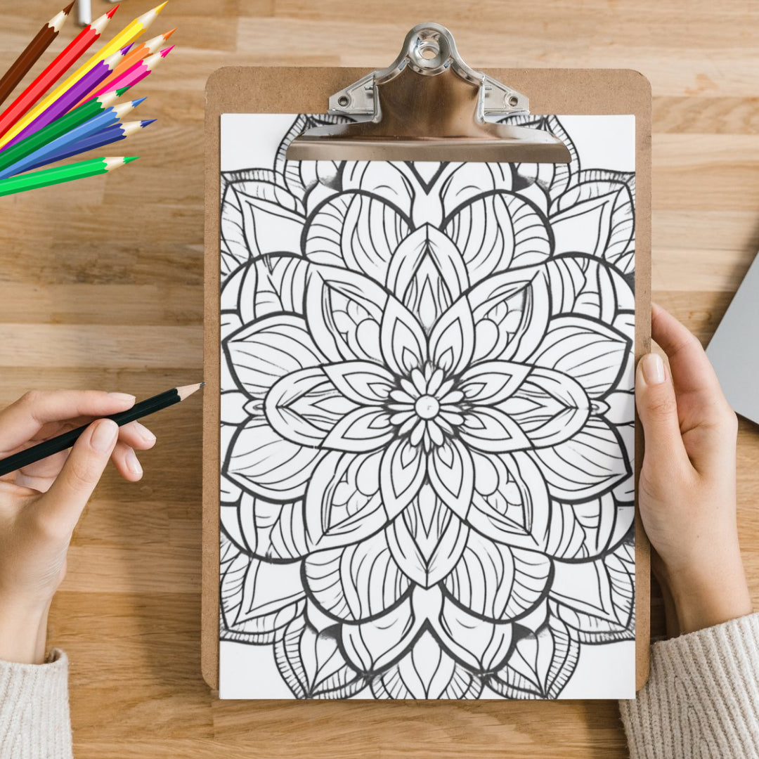 Mandela Coloring Page - Classic 44 - creazives