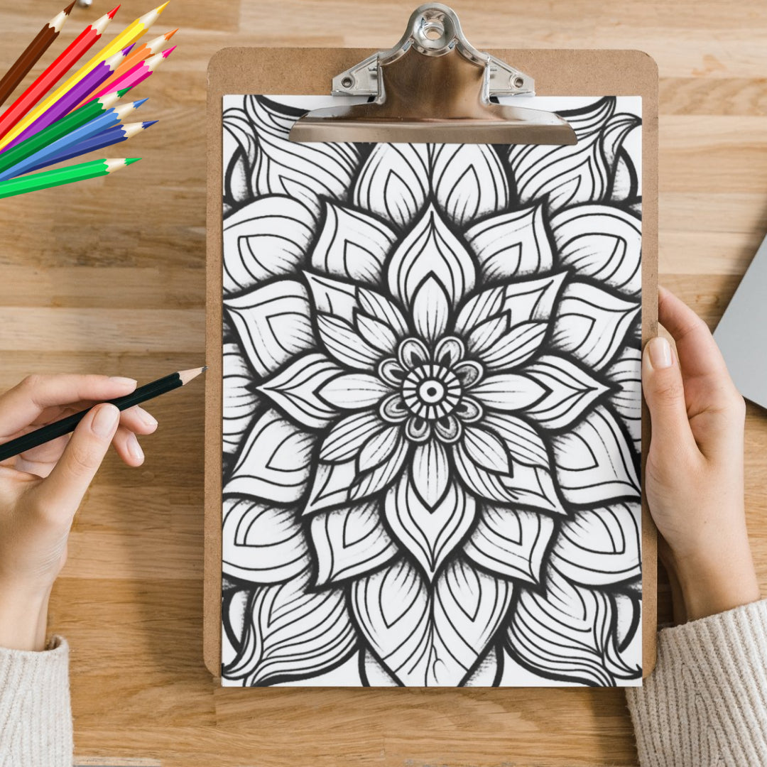 Mandela Coloring Page - Classic 47 - creazives