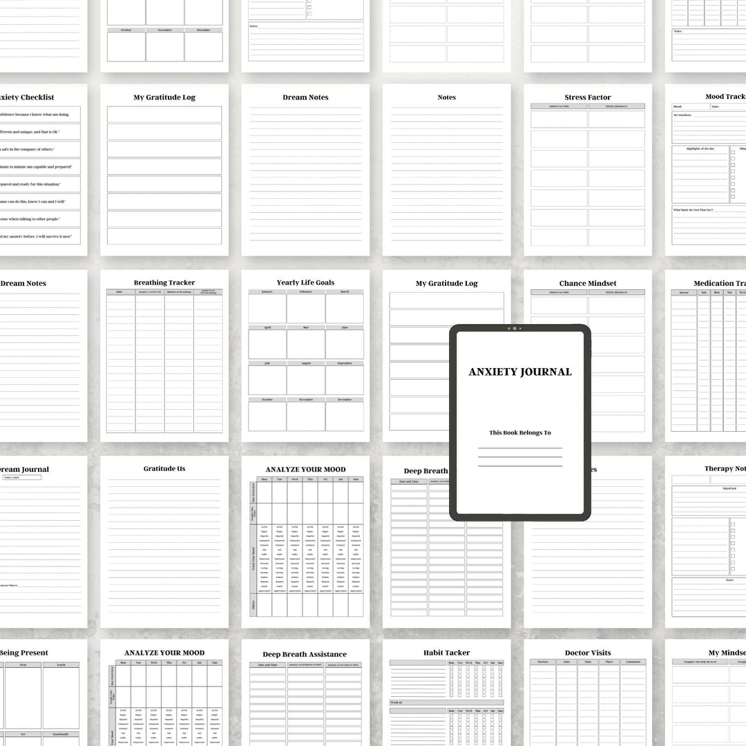 ANXIETY JOURNAL - creazives