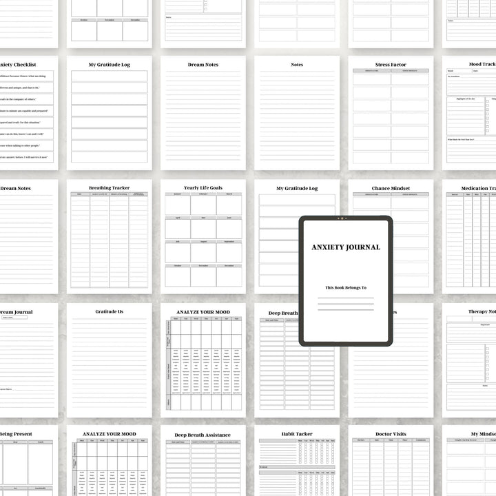 ANXIETY JOURNAL - creazives
