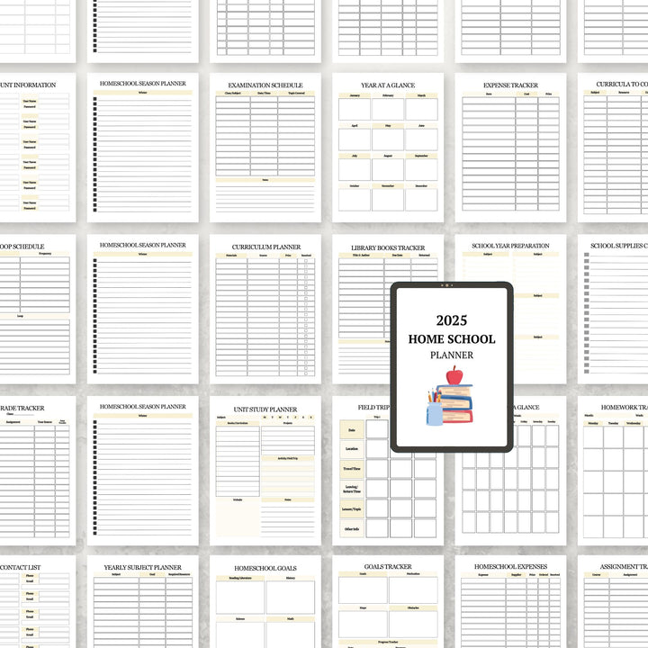 2025 HOMESCHOOL PLANNER - creazives