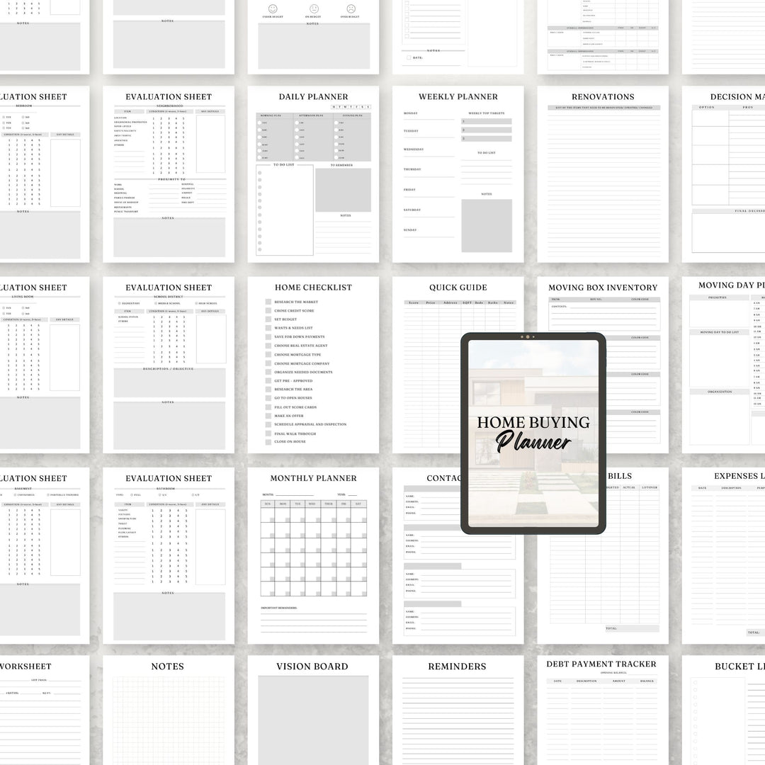 Home Buying Planner - creazives