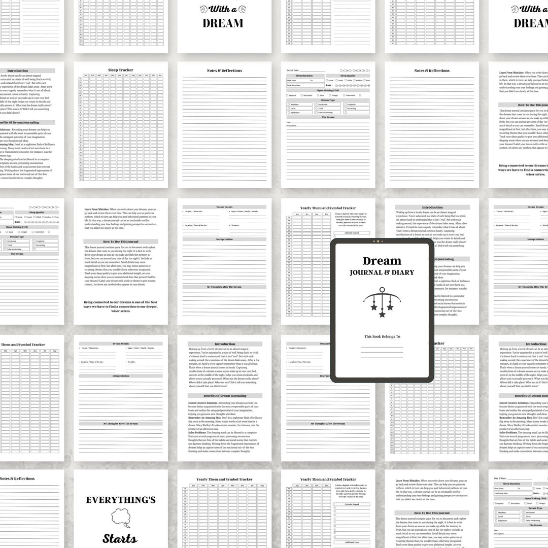 Dream Journal & Diary - creazives