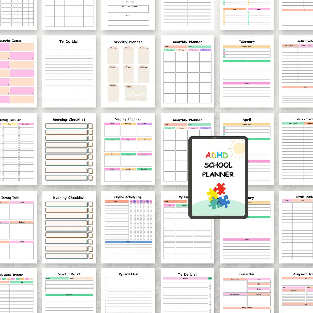 ADHD School Planner - creazives
