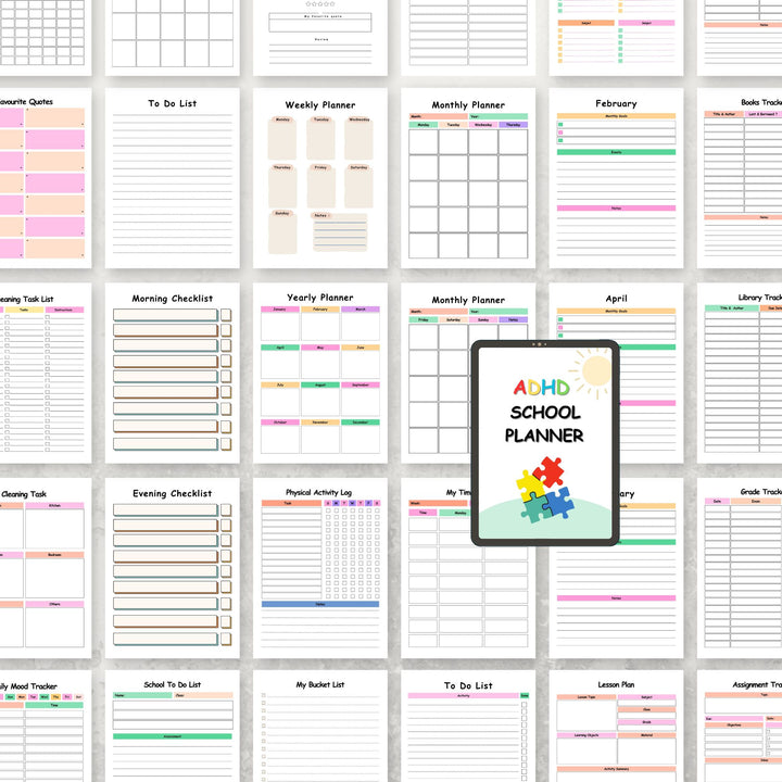 ADHD School Planner - creazives