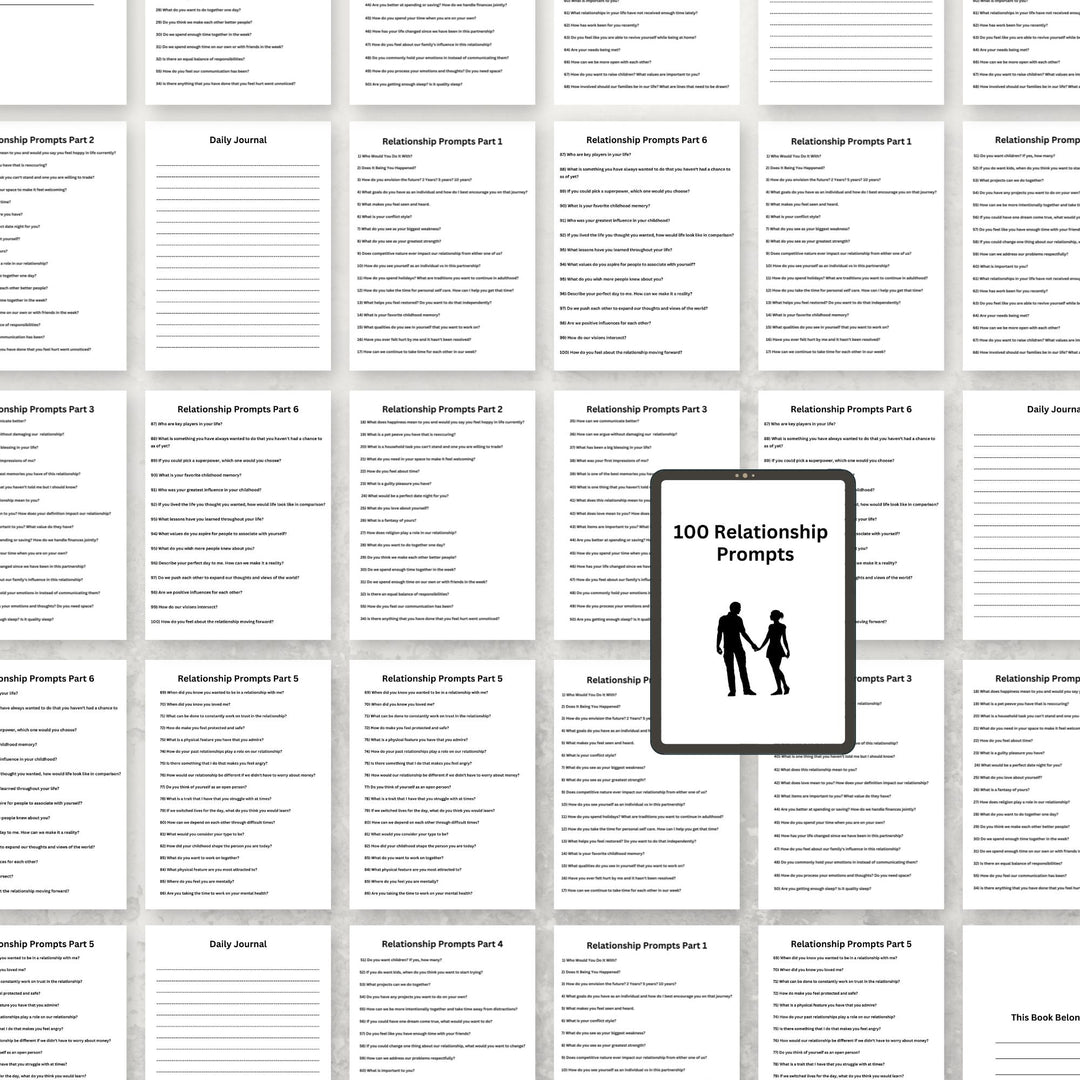 100 Relationship Prompts - creazives