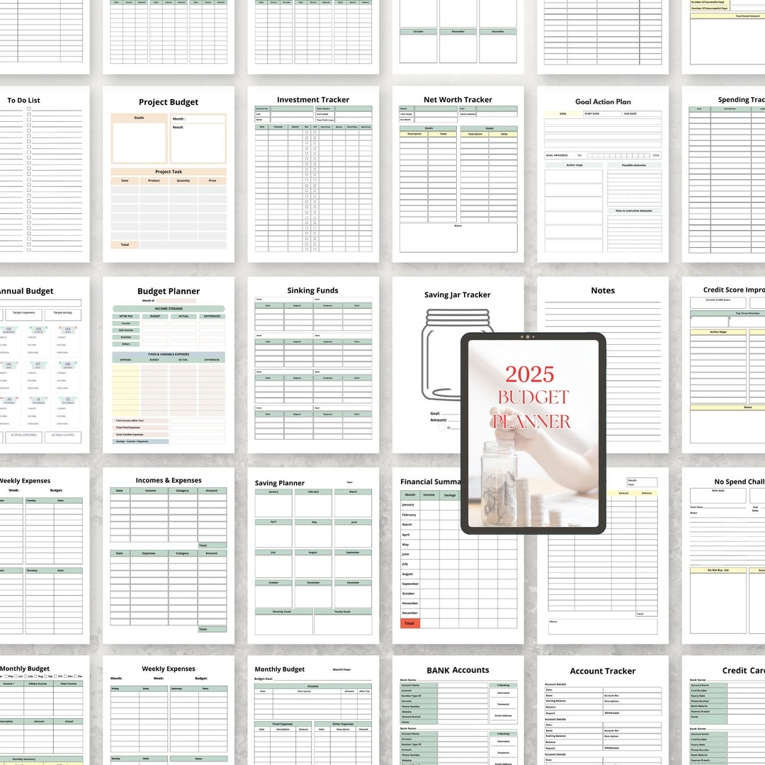 2025 BUDGET PLANNER - creazives