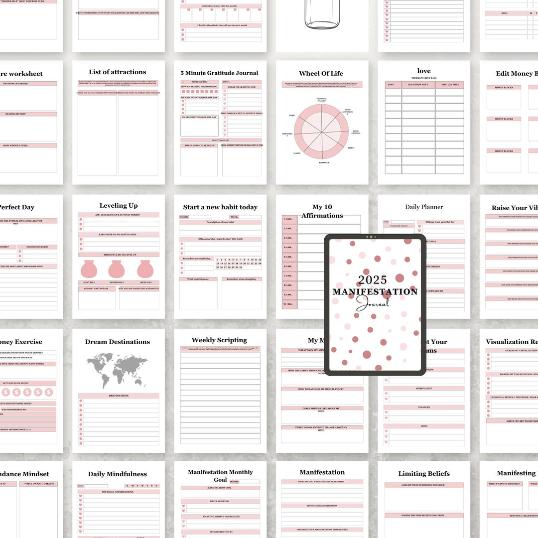 2025 MANIFESTATION JOURNAL - creazives