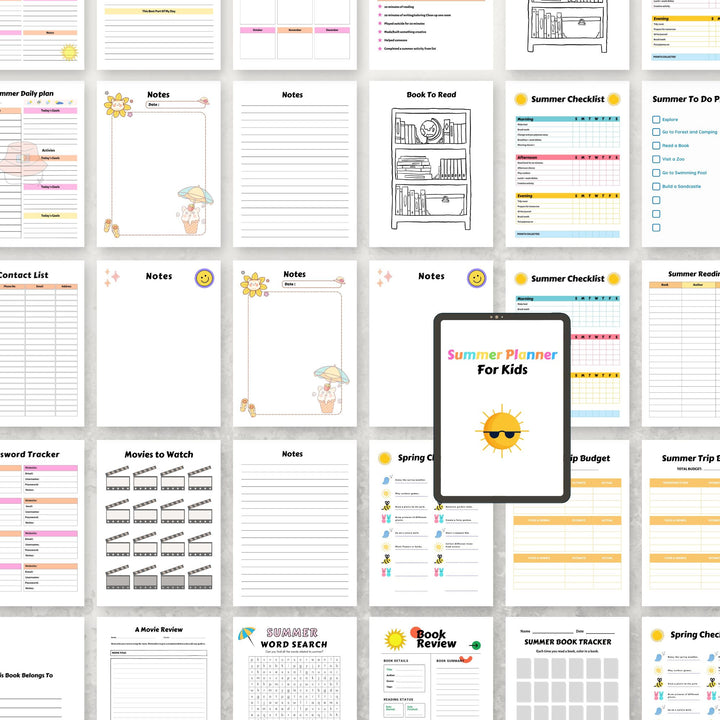 Summer Planner For