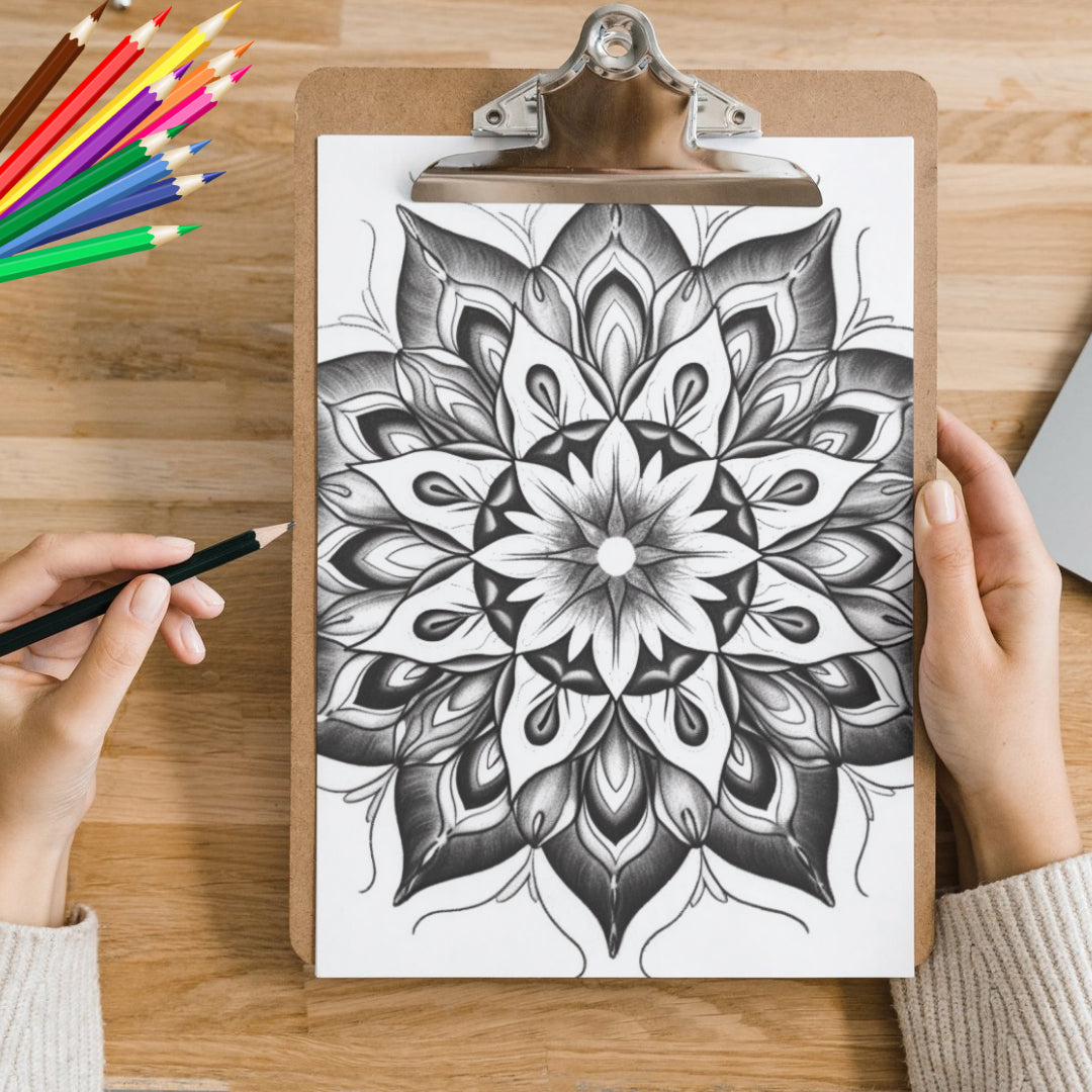 Mandela Coloring Page - Classic 4 - creazives