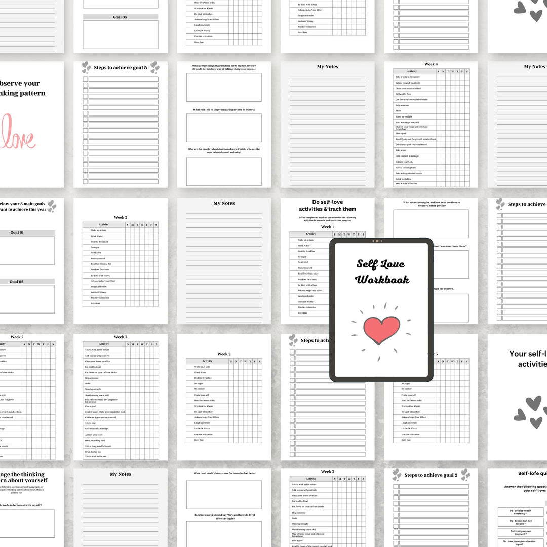 Self Love Work book - creazives