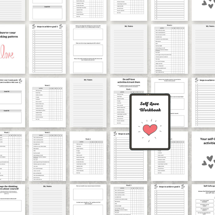 Self Love Work book - creazives