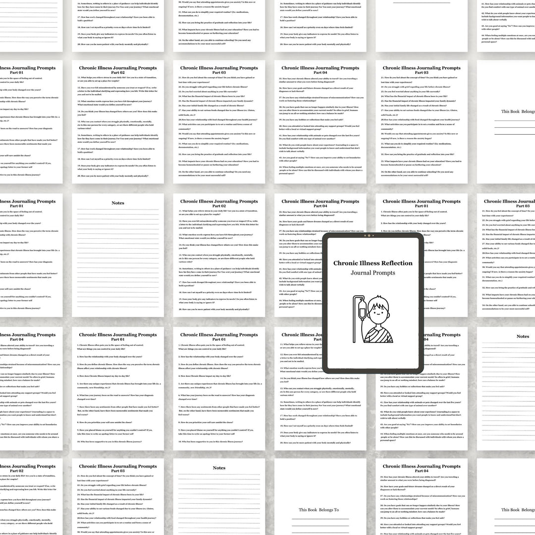 Chronic Illness Reflection Journal Prompts - creazives