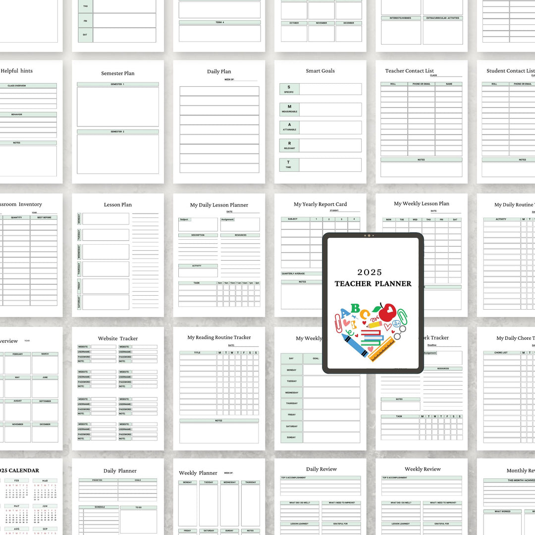 2025 TEACHER PLANNER - creazives