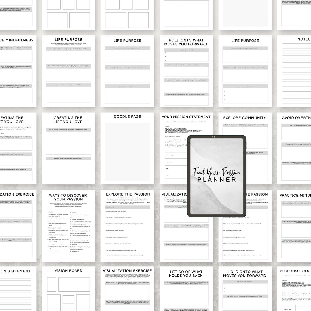 Find your Passion Planner - creazives