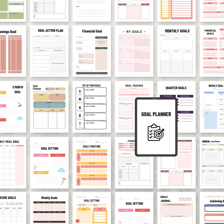 Goal Planner Colorful - creazives