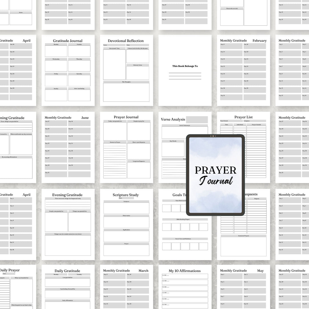 Prayer Journal Bundle - creazives