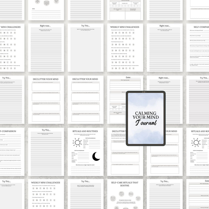 Calming Your Mind Journal - creazives