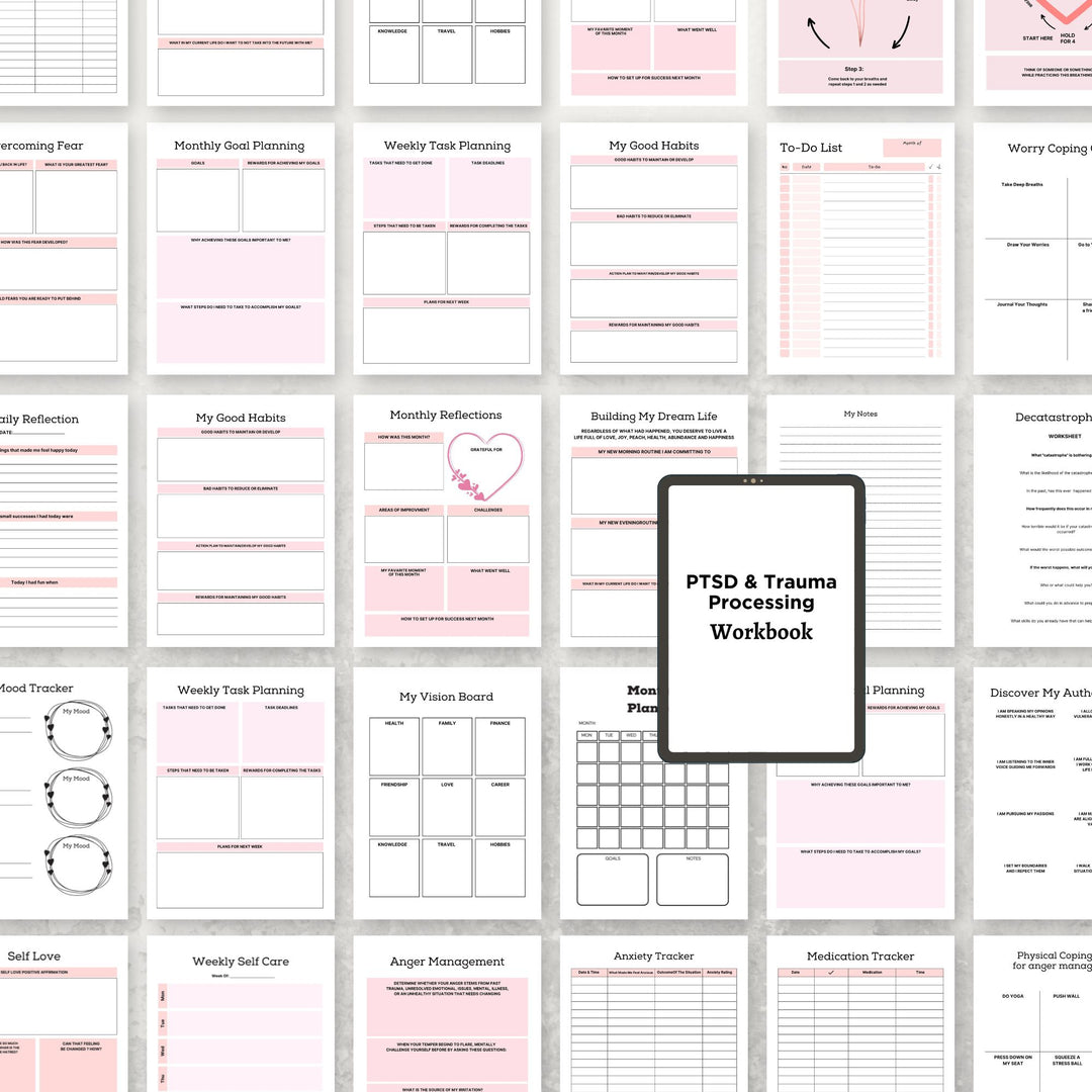 PTSD & Trauma Processing Workbook - creazives