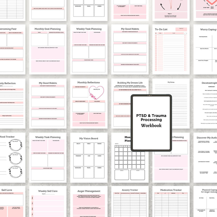 PTSD & Trauma Processing Workbook - creazives