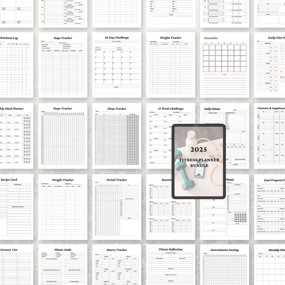 2025 FITNESS PLANNER - creazives