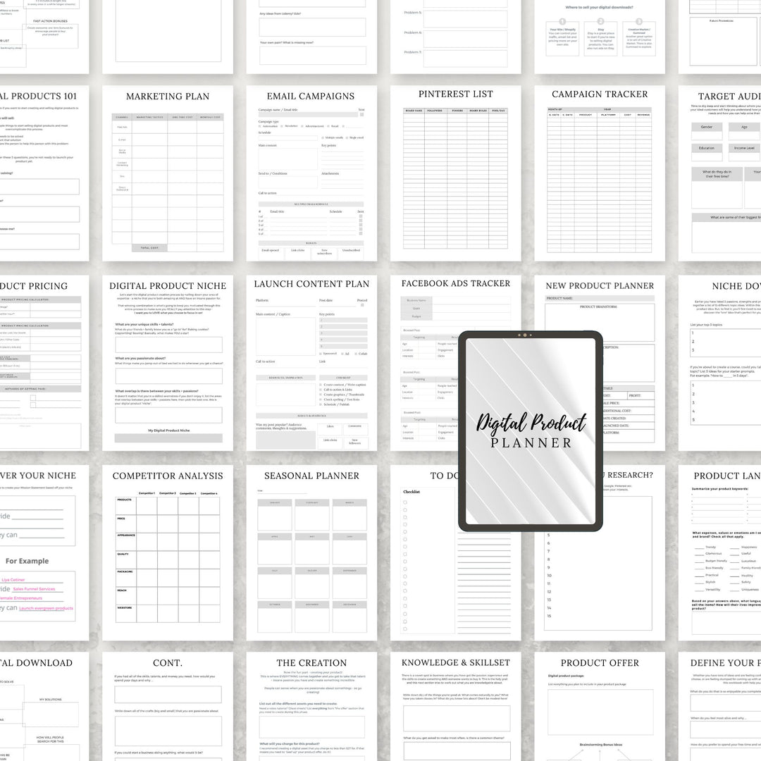 Digital Product Planner - creazives