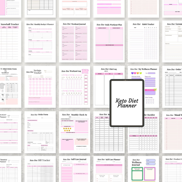 Keto Diet Planner - creazives