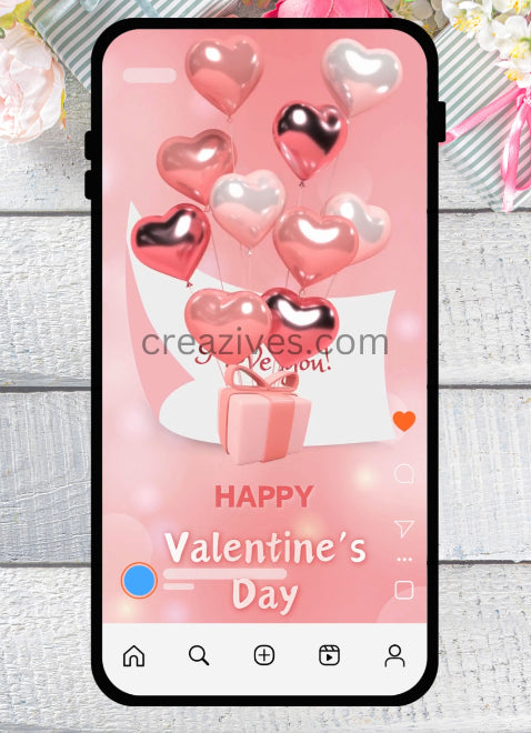 Valentines day Instagram Reel Video - creazives