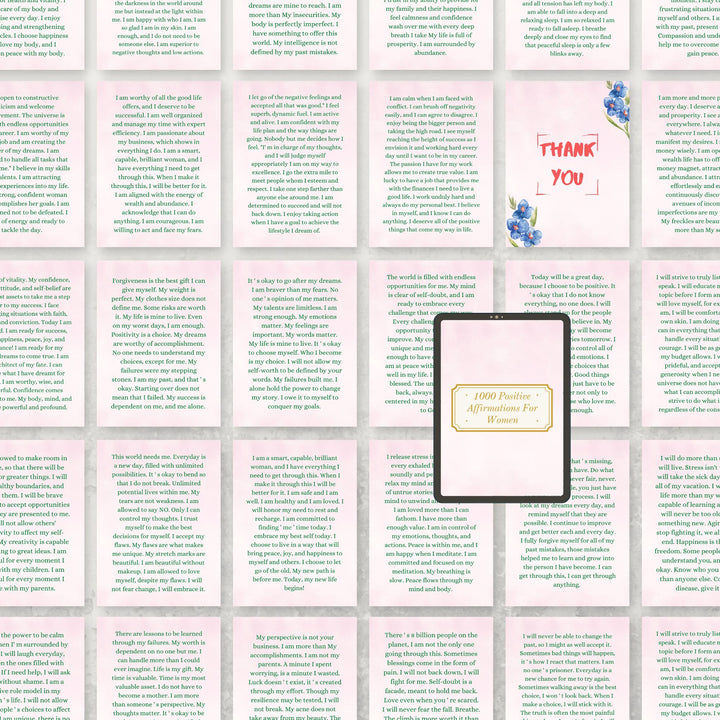 1000 Positive Affirmations For Women - creazives