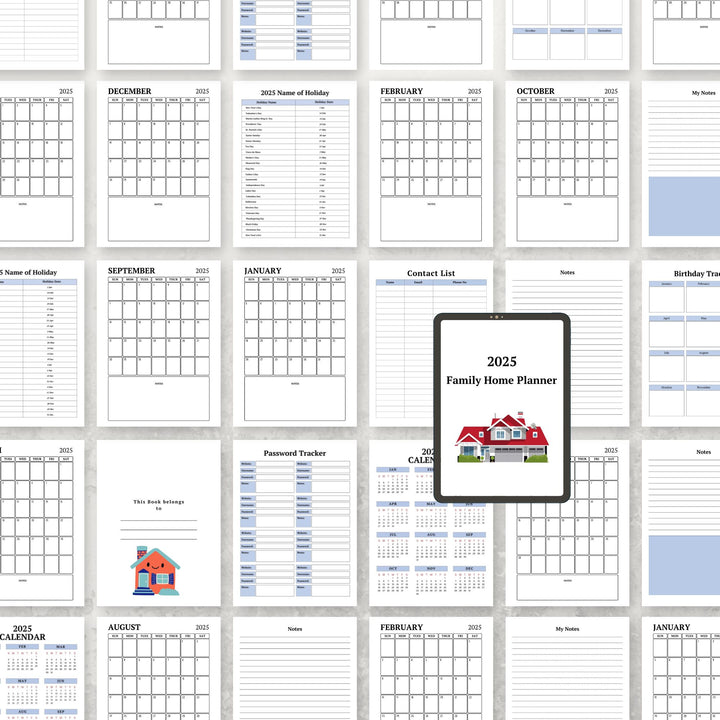 2025 FAMILY HOME PLANNER - creazives