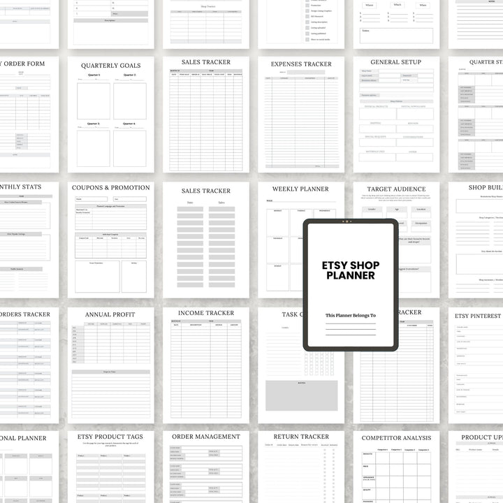 Etsy Shop Planner - creazives