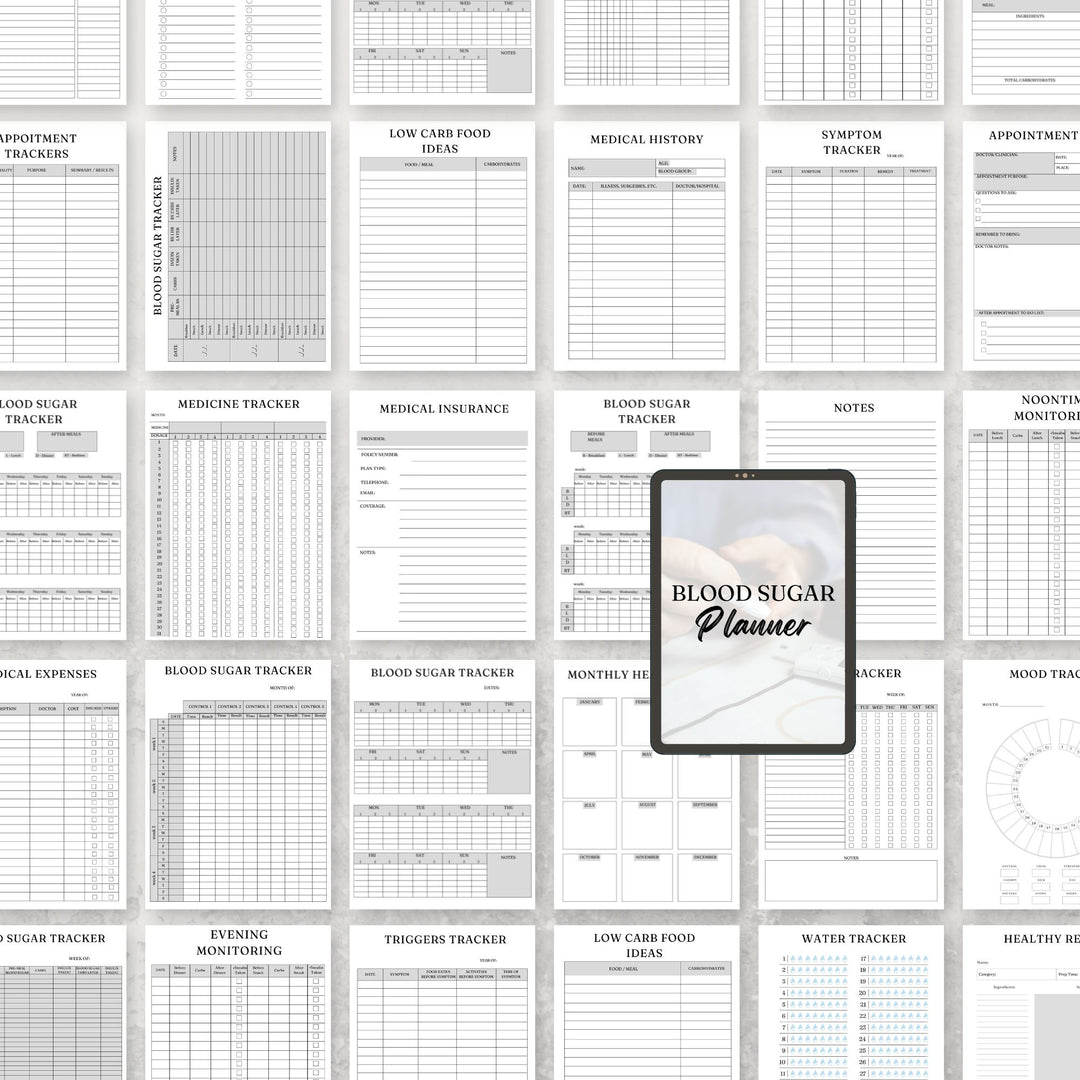 Blood Sugar Planner - creazives