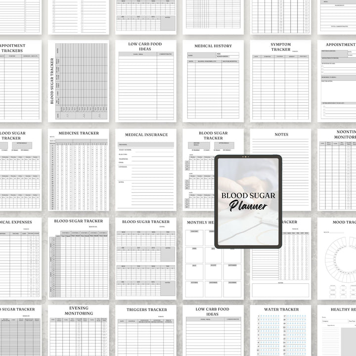 Blood Sugar Planner - creazives