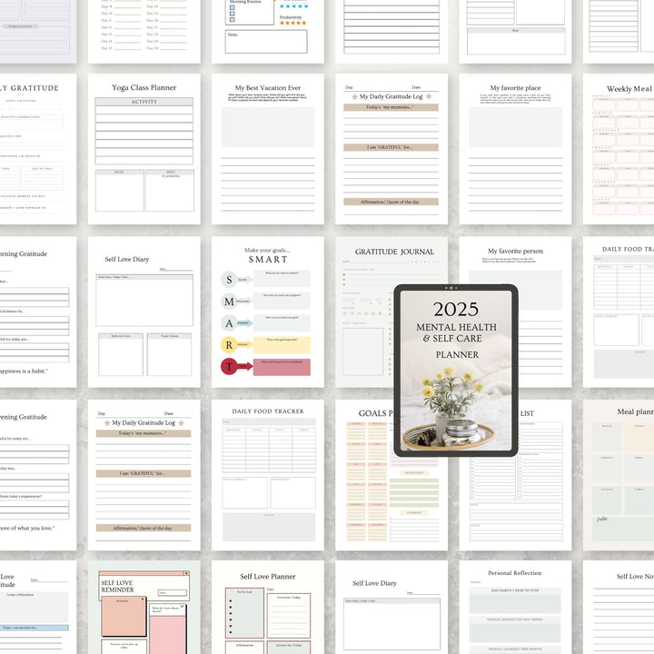 2025 MENTAL HEALTH & SELF CARE PLANNER - creazives