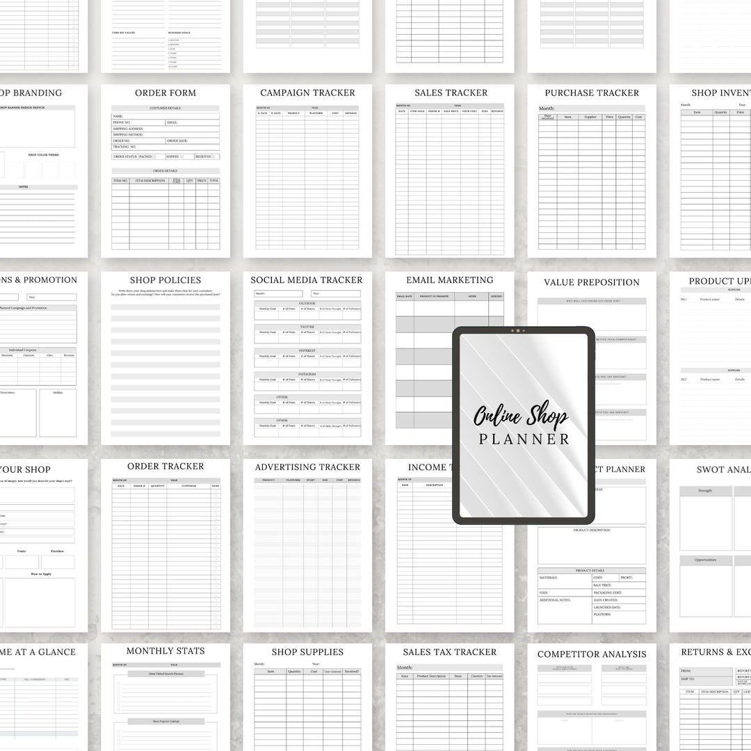 Online Shop Planner - creazives