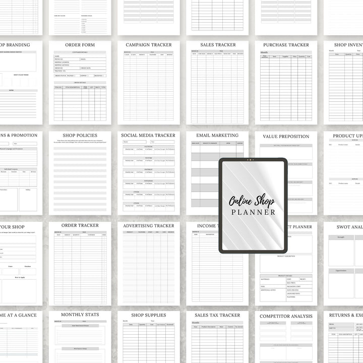 Online Shop Planner - creazives