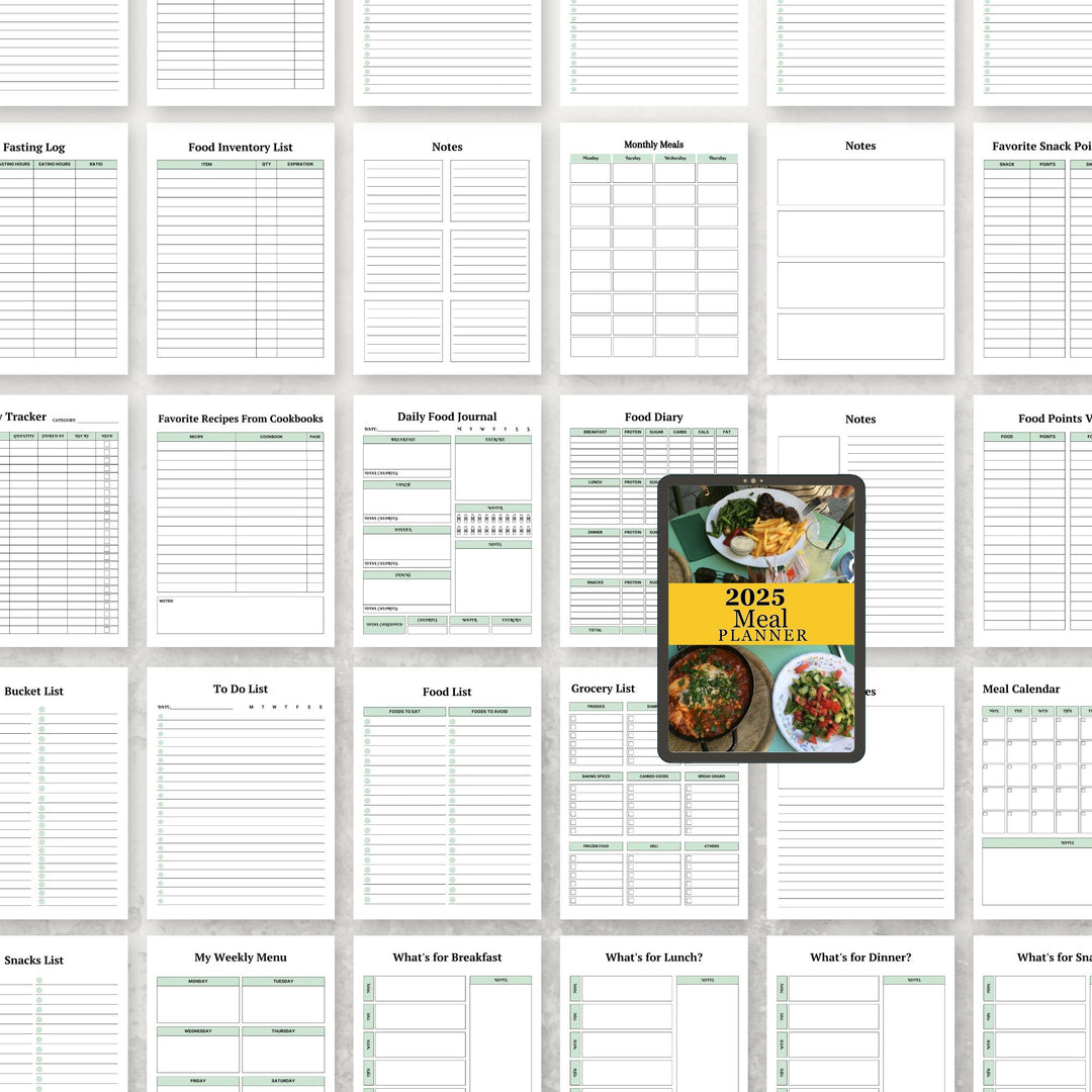 2025 MEAL PLANNER - creazives