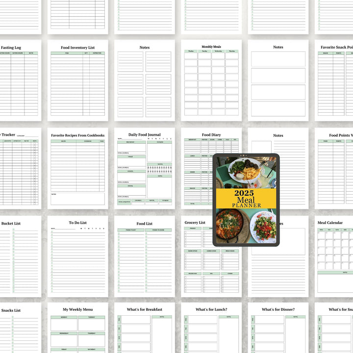 2025 MEAL PLANNER - creazives