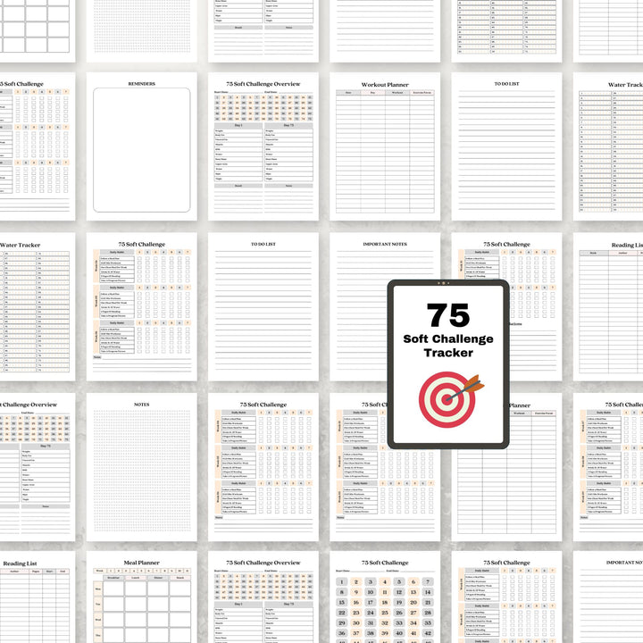75 Soft Challenge Tracker - creazives
