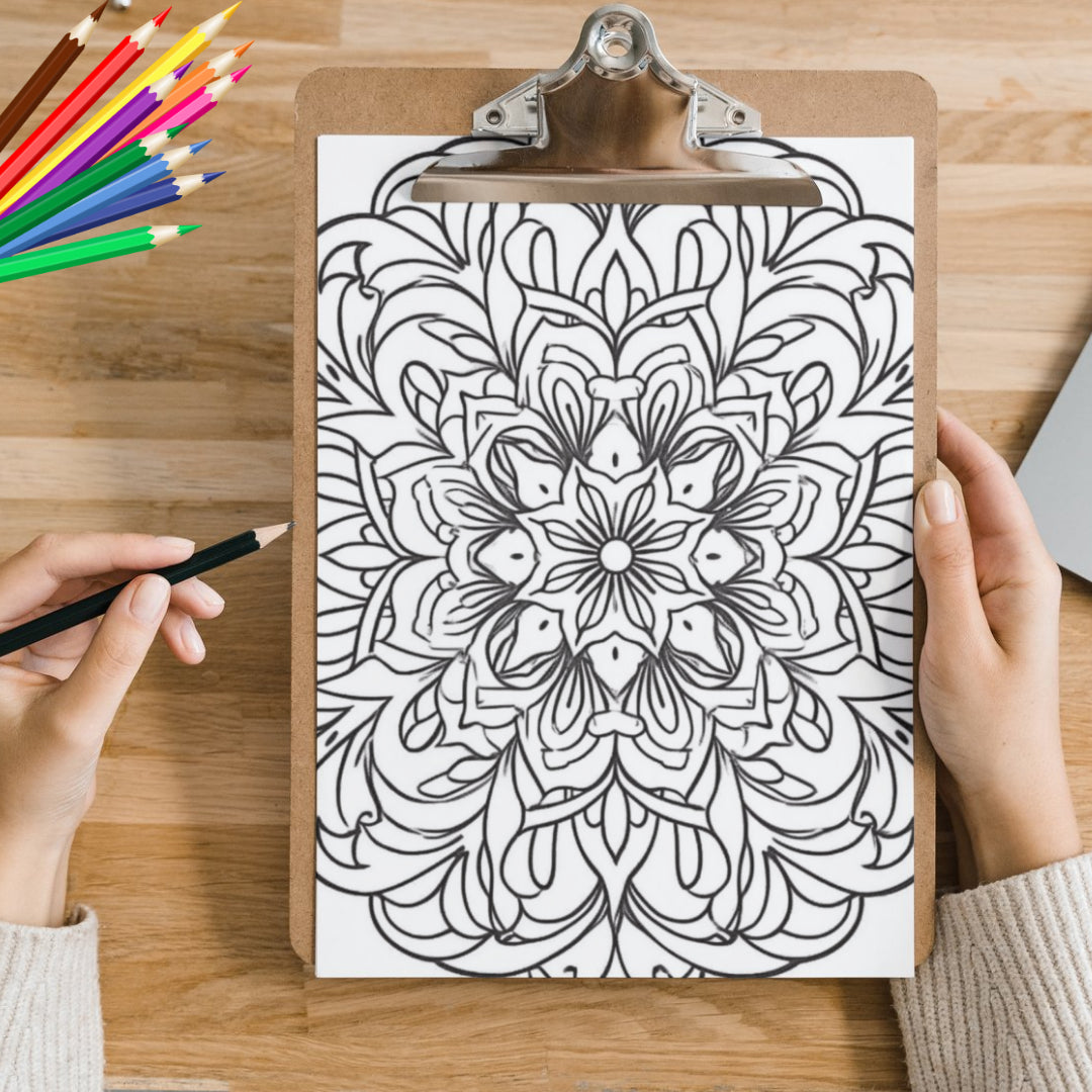 Mandela Coloring Page - Classic 50 - creazives